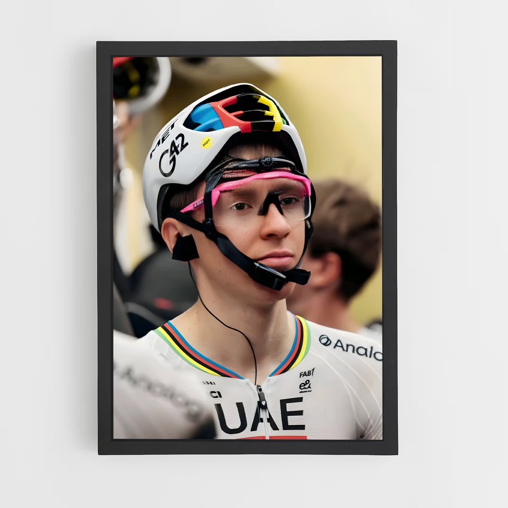 Poster L'Audace de Tadej – affiche Cyclisme (vue 2)